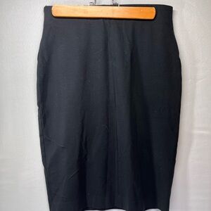 LOFT Black Knee-Length Pencil‎ Skirt for Work